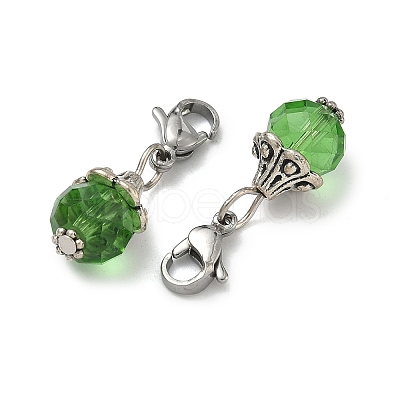 Glass Pendants HJEW-PH01287-14-1