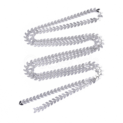 Tarnish Resistant 304 Stainless Steel Cobs Chains CHS-S006-JN952-1-1