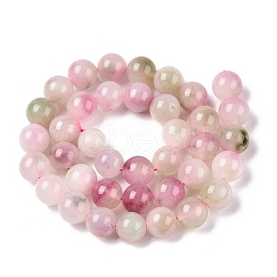 Dyed Natural White Jade Beads Strands G-T138-10mm-210-1-1