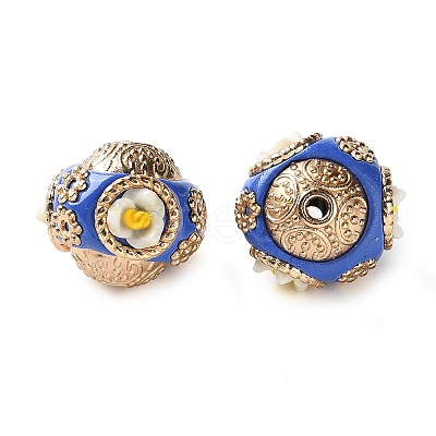 Handmade Polymer Clay Indonesia Beads IPDL-H001-22KCG-01-1