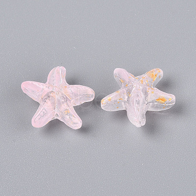 Frosted Glass Beads FGLA-T005-01J-1