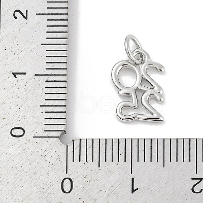 Brass Pendants KK-Q028-37P-1