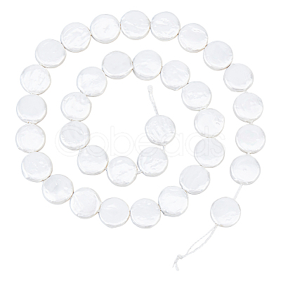 1 Strand Shell Pearl Beads Strands BSHE-HS0001-01-1