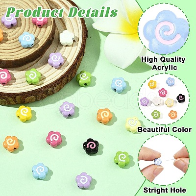 20Pcs Baking Paint Alloy Beads FIND-YW0010-75-1