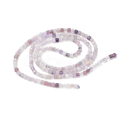 Natural Lepidolite Stone Beads Strands G-RM241221-K14-1