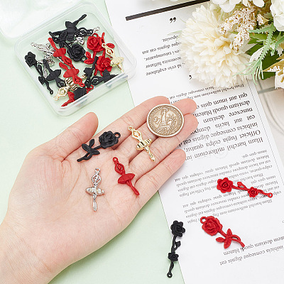 28PCS 8Style Alloy Pendants FIND-AR0004-51-1