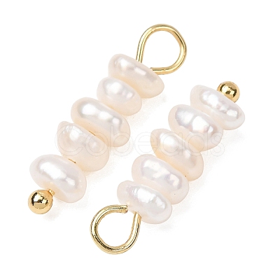 Natural Pearl Pendants PA-CBA55BD-01G-1