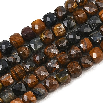 Natural Tiger Eye Beads Strands G-B107-B02-02-1