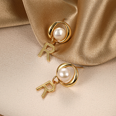 Imitation Pearl Stud Earrings FN6270-1