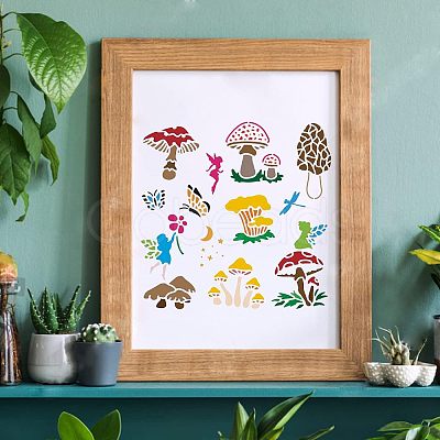 Plastic Reusable Drawing Painting Stencils Templates DIY-WH0172-305-1