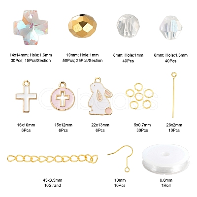 DIY Easter Themed Earring Making Kits DIY-LS0003-84-1