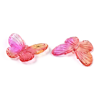 Transparent Acrylic Beads OACR-TAC0007-01A-1