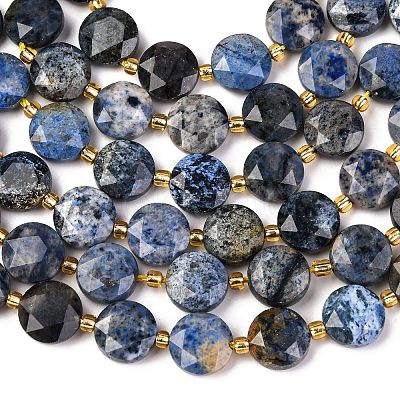 Natural Dumortierite Beads Strands G-C116-A113-01-1
