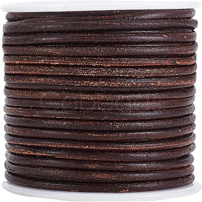 Cowhide Leather Cord WL-WH0010-01B-1