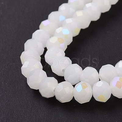 Electroplate Glass Beads Strands EGLA-A044-J6mm-L05-1