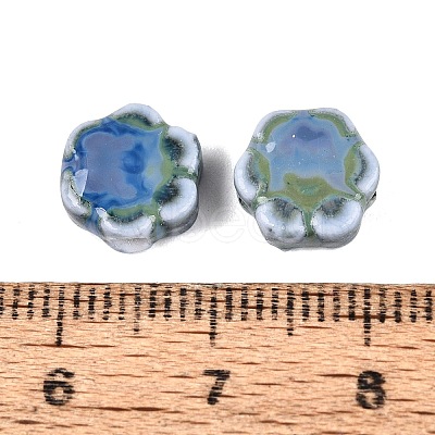 Vintage Handmade Porcelain Beads PORC-N013-25-09-1