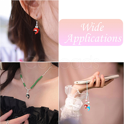 5Pcs 5 Colors Handmade Lampwork Pendants LAMP-CJ0002-65-1