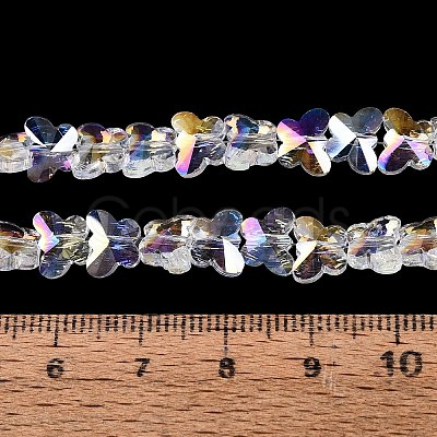 Electroplate Glass Beads Strands EGLA-Q135-04A-A09-1