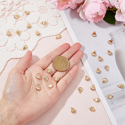 Brass Charms KK-HY0003-32-1