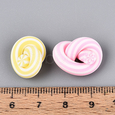 Handmade Polymer Clay Beads CLAY-N013-23-1