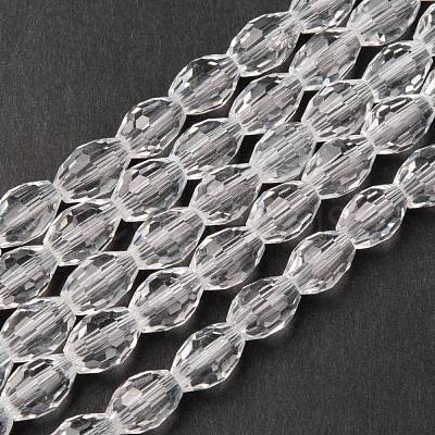 Glass Beads Strands GC893Y-14-1