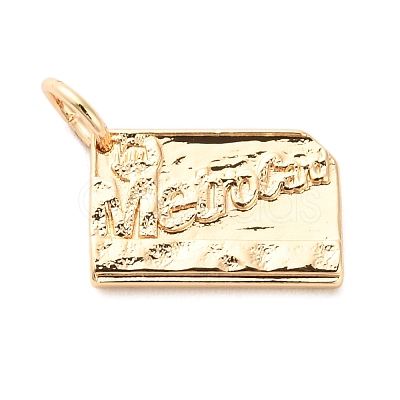 Journey Theme Brass Pendants KK-K301-01E-G-1