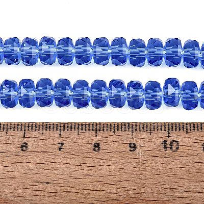 Transparent Glass Beads Strands GLAA-Q114-01A-A09-1