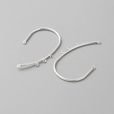 Iron Ear Cuff Findings EJEW-WH0017-79S-1