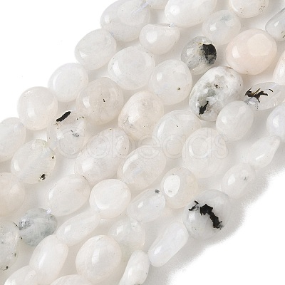 Natural Rainbow Moonstone Beads Strands GG-CBAAEDE-B05-1