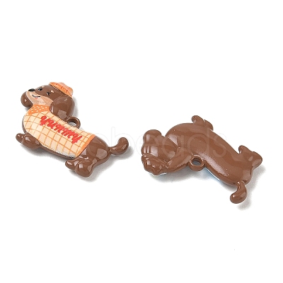 Baking Paint & Printed Alloy Pendants AL-CBAEEC0-02-1