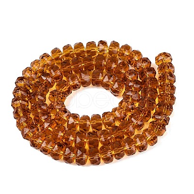 Transparent Glass Beads Strands GLAA-Q114-01A-A14-1