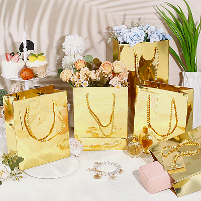 Paper Gift Tote Bags ABAG-WH0040-18-1