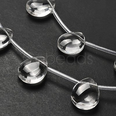 Transparent Glass Beads Strands G-P562-01-1
