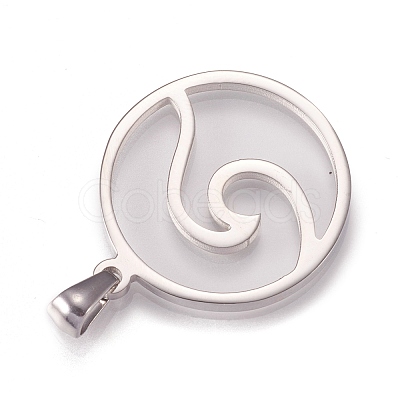 Non-Tarnish 304 Stainless Steel Pendants STAS-N096-01P-1