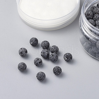 Natural Lava Rock Beads G-NB0001-26-1