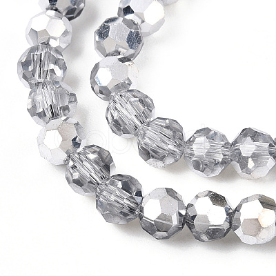Transparent Electroplate Glass Beads Strands LS-EGLA-A035-T4mm-M01-1