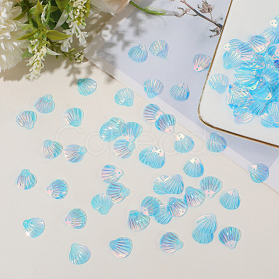 100G PVC Sequin/Paillette Beads KY-CY0001-06A-1