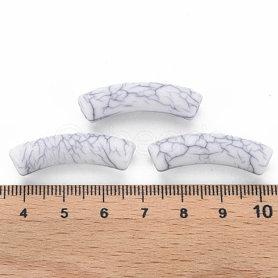 Opaque Crackle Acrylic Beads MACR-S372-002N-010-1