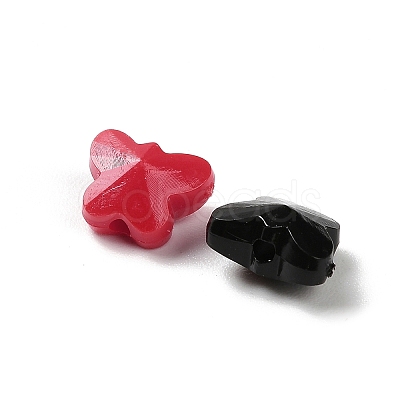 Opaque Acrylic Beads SACR-D009-02E-1