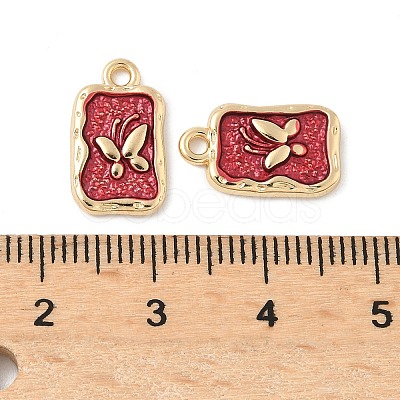 Alloy Enamel Charms PALLOY-F316-06G-1