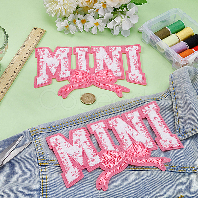 Polyester Iron on/Sew On Patches DIY-WH0593-02A-1