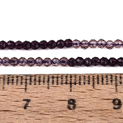 Transparent Glass Beads Strands GLAA-N074-01A-21-1