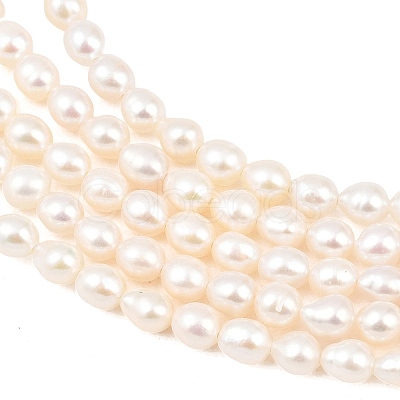 Natural Cultured Freshwater Pearl Beads Strands PEAR-D003-01A-1