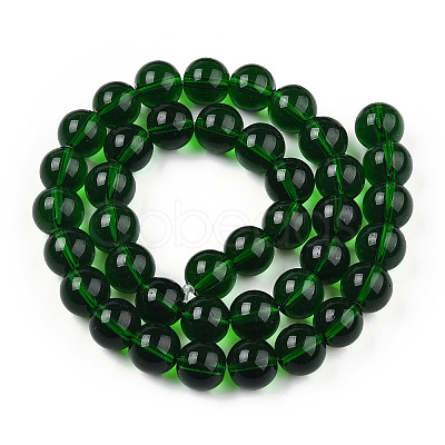 Transparent Glass Beads Strands GLAA-T032-T8mm-22-1