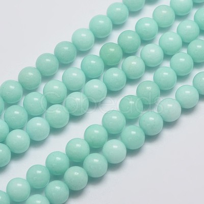 Natural Malaysia Jade Beads Strands G-A146-8mm-B07-1
