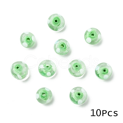 10Pcs Handmade Lampwork Beads LAMP-YW0001-96A-1