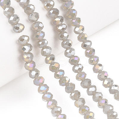 Electroplate Glass Beads Strands LS-EGLA-A034-J6mm-B09-1