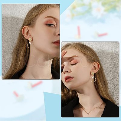 60Pcs Alloy Stud Earring Findings FIND-FH0005-71-1