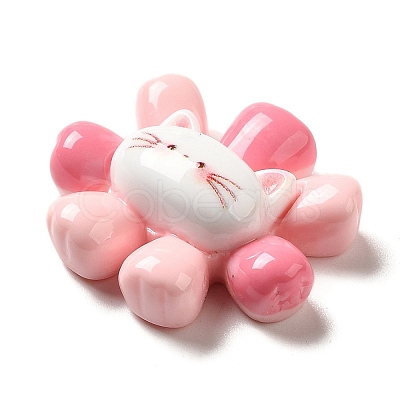 Cat Theme Opaque Resin Decoden Cabochons LS-CRES-B020-02B-1