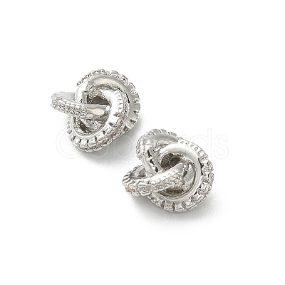 Brass Micro Pave Cubic Zirconia Charms KK-C107-02P-1